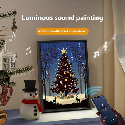 Luminous Christmas Frame By Elivier